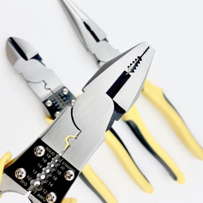 China High Quality Industrial Wide Nose Pliers Small Tools Industrial HOLSEN Hardware Pliers Crimping Pliers for sale