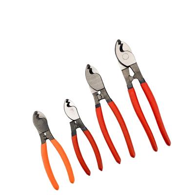 China HOLSEN Professional Function Hand Cutting Tools Wire Rope Electrician Cable Cutter High Carbon Steel Cutter for sale