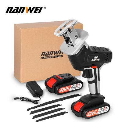 China Wood Saw NANWEI 18V Li-ion Electric Exchange Saw Machine Power Saw Blades For Metal And Wood Handle Hand Power Tools for sale