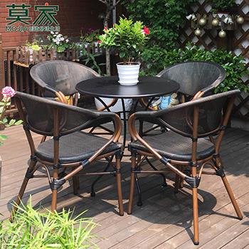 China Modern Outdoor Rattan Furniture Rattan Dining Set Patio FurnitureTables And Chairs Gargen Wicker Furniture Outdoor Furniture for sale