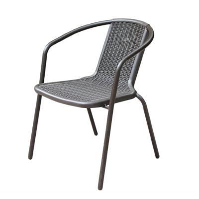 China 2020 modern popular outdoor use patio furniture garden chairs cheap stackable PE rattan / wicker chairs for sale