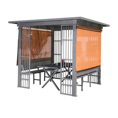 China Patio\Garden\Luxury Gazebos 2in1 Gazebos Pergola 2in1 Gazebo Outdoor Aluminum Wood Tent Gazebos Patio\Garden\Luxury Gazebos for sale