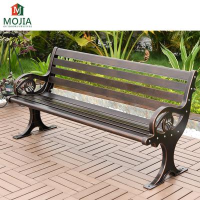 China High Quality Durable Antirust /Rain-proof Cast Aluminum Metal Bench Garden Patio Bench For Decoration for sale