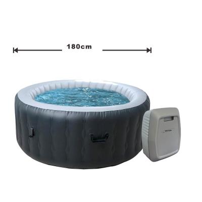 China Factory PVC YOUYIDA (Nylon) 6 Person Half Mesh Inflatable Hot Tub Hot Tub Replacement Outdoor Inflatable Pump for sale