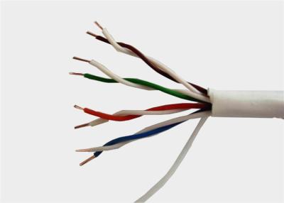 China Lan-Ethernet-Netzwerk verkabelt weißes Schwarzes der Cca-PVC-PET-Katzen-5 des Kabel-Cat6 zu verkaufen