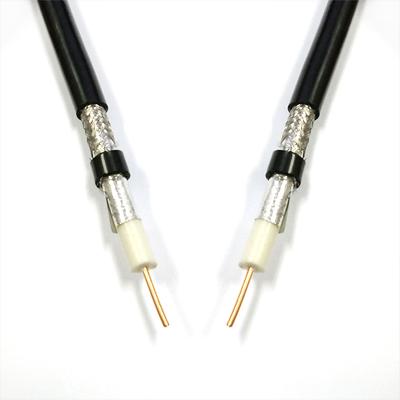 China Cabo Rg58 de pequenas perdas coaxial personalizado do cabo aéreo da tevê exterior ou interno à venda