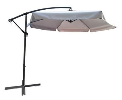 China Large Modern Outdoor Furniture Garden Umbrella Alu And Steel Hanging Umbrella for sale