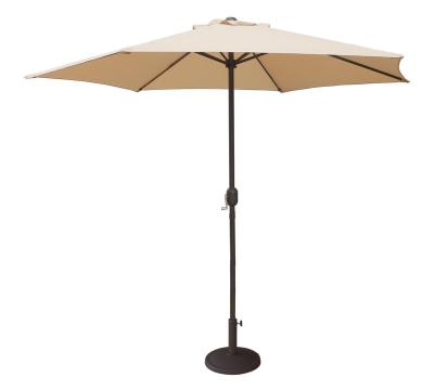 China Modern Outdoor Market Table Chair Umbrella With Solar Lights for sale