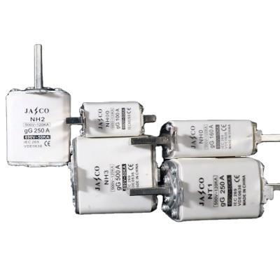 China LOW VOLTAGE hrc fuse NH00 rated hrc fuse nt-00 NH fuse base voltage of 660V (50Hz) is for sale