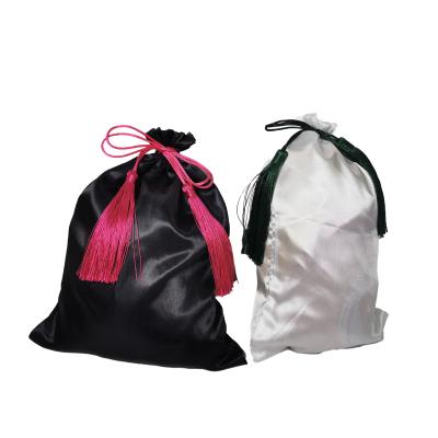 China Wholesale Custom Comfortable Handbag Dust Bag...Etc/Silk Satin Bags With Logo Satin Bags For Hair Bundles Packaging for sale