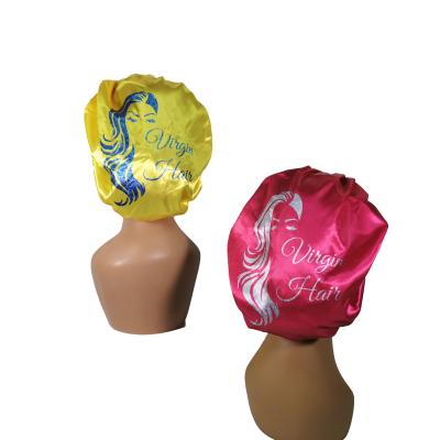 China Low MOQ 50pcs Soft Customized Size And Color Material Silk Wrap Head Hood for sale