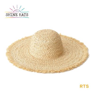 China 2021 Character Fashion Farmer Custom Sun Design Sombreros Women Beach Straw Hats Soft Beige Soft for sale