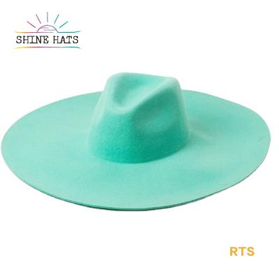 China 100% Leather Plush Wool Australian Rose Felted Hat Hats OEM Sombreros Lana Shinehats 100% Leather Hat for sale