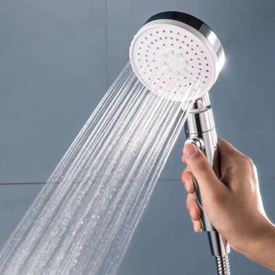 China Without Slide Bar Hot Selling Custom Cheap Tri Function Plastic Filter Hand Shower Faucet Head for sale