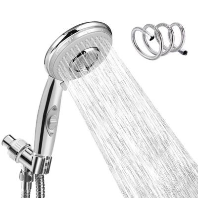 China Without Economic And Reliable Silver Powerful Adjustable Shower Head Slide Bar 5 Functions for sale