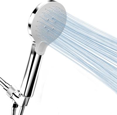 China Durable ABS Chrome Steel High Plate Shower Head New 2021 Sliding Bar Type Free Top Spray for sale