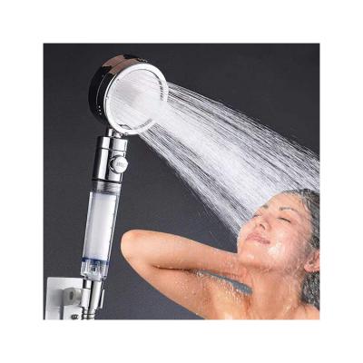 China Sliverless 2021 Single Head Handheld Circular OEM ABS Plastic Shower Filter for sale