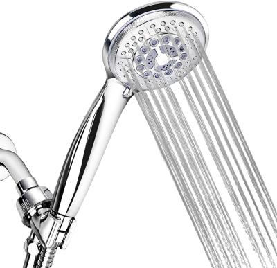 China Wholesale Free Switching Smart Silver Plated Hand Held Shower Head Customized Bathroom for sale