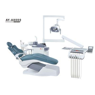 China dental chair spare parts/greeloy high quality portable dental armchair dental chair in Brazil for sale