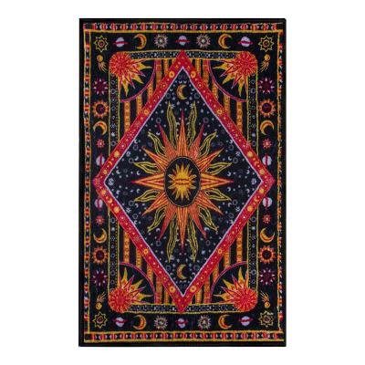 China Washable Bohemian Style Living Room Rug Soft Retro, Short-Pile Rug, Area Rugs Mats Bathroom Blanket for sale