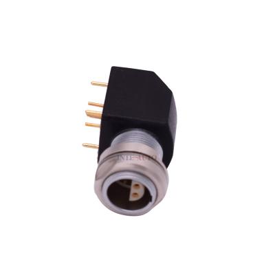 China RF/Audio/video/Automachine/Photography 3 Series S 2 4 Post M9 Size ZXP Type Stepped 90 Degree Socket Half Moon Wire Connectors Insert Elbow For PCB for sale