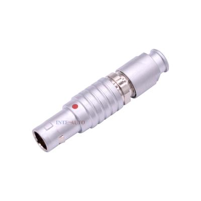 China 2B Series Electronic Industrial Male Plug 6 Pin Auto Connector Circular Connector Push Pull Self Locking Connectors M15 Size INT-TGG.2B.306 for sale