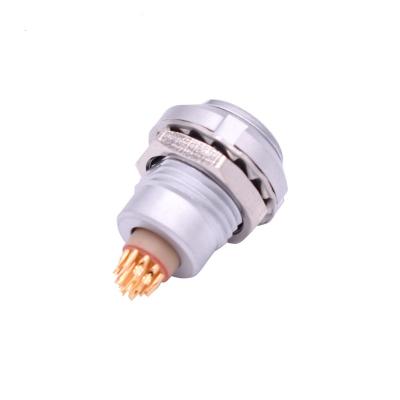 China M18 Power 3B Plug Solder Circular Push Pull Metal Connector Circular for sale