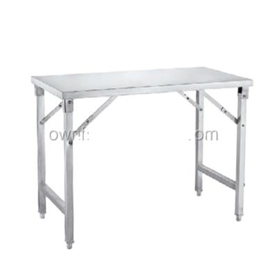 China Easily Assembled High Quality Commercial Foldable Work Table Kitchen Work Table Equipment For Home Restaurant for sale