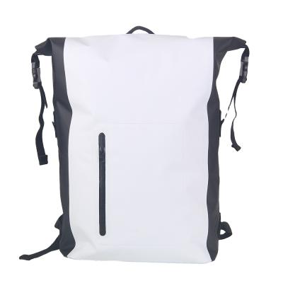 China 500D PVC tarpaulin 25L 500d waterproof pvc dry backpack for outdoor camping dry bags with customer logo for sale