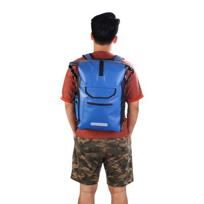 China 500D pvc tarpaulin customer printed 500d pvc tarpaulin waterproof backpack for backpack camping hiking dry bags for sale