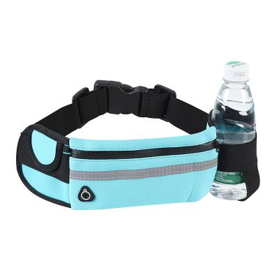 China Water Proof Manufacturing Cell Phone Anti-theft Running Belt Waterproof Multifunction Invisible Waist Bag for sale