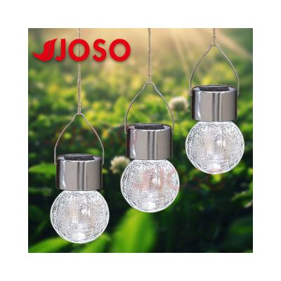 China LED Mini Solar Cracle Hanging Light Solar Hanging Light JS0007 for sale