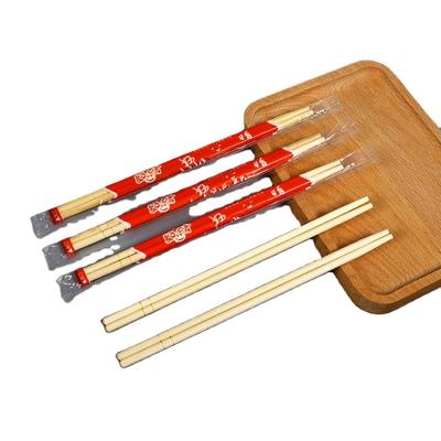 China Disposable Nature Material Disposable Bamboo Round Chopsticks for sale