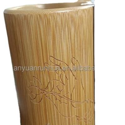 China BAMBOO Pen Container Round Bamboo Desk for sale