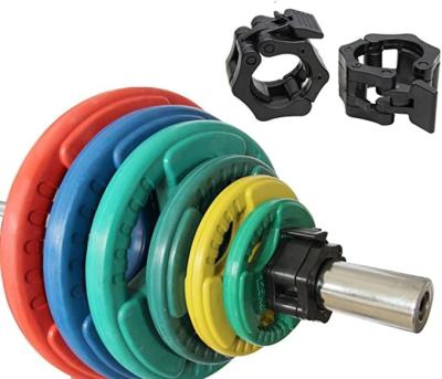 China 25mm/50mm Windproof Barbell Clamps Quick Release Weight Bar Plate Locks Clips For Workout Weightlifting for sale