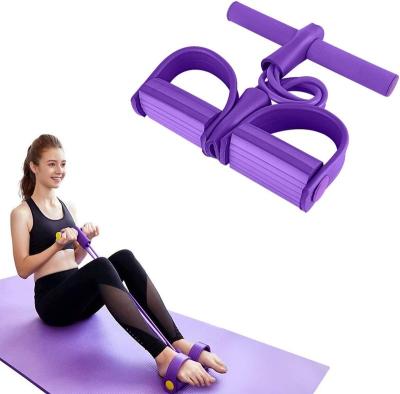 China Yoga Ankle Sit Up Mat Pull Rope Foot Pedal Test Program Fitness Equipment Anti-Skid Spring Suitable Everyone New Arrival for sale