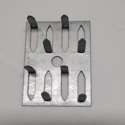 China G300 Z275 Galvanised Steel Single Impaling Clips For Acoustic Panels for sale