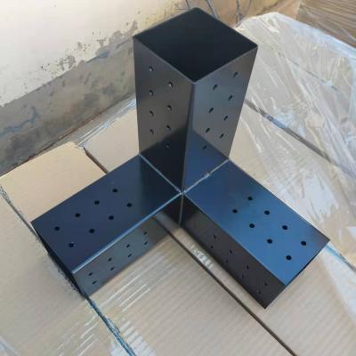 China Heavy Duty Steel Pergola Brackets 4x4 For Wood Posts for sale