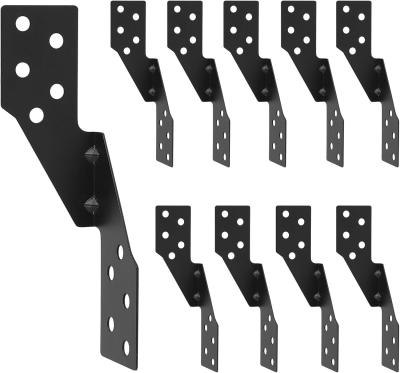 China Hurricane Straps Brackets 10Pcs Hurricane Tie With Black Powder Coated for sale