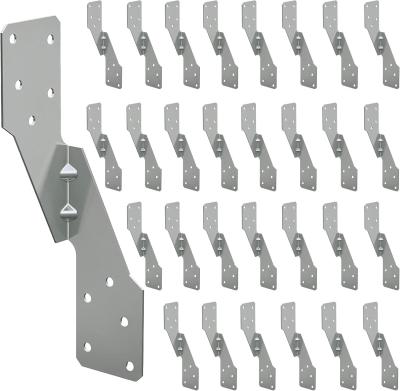 China H2.5A 18 Gauge Galvanized Hurricane Tie Brackets 25ct Hurricane Straps for sale