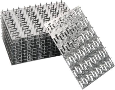 China 6x4 Inch Pronged Truss Flat Mending Plates Galvanized Steel With 8mm Nail Teeth for sale