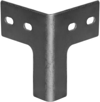 China L Shaped Metal Workbench Corner Brace Brackets Slotted Weldable Thickness 2.9mm for sale