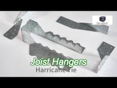 90 degree steel joist hangers with 1000 lb. load capacity