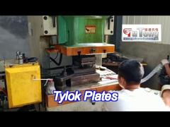 heavy duty galvanized steel tylok plates for structural support