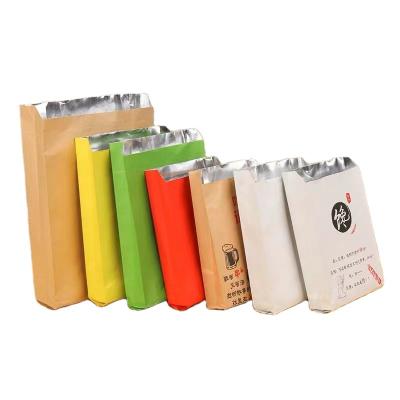 China Custom Disposable Fried Oil Proof Paper And Insulation Skewer Hot Dogs Disposable Bag for sale