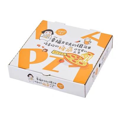 China Biodegradable Wholesale Original Design Pizza Takeout Packing Box for sale