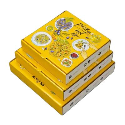 China Custom Biodegradable Thickened Pizza Box Package Pizza Takeout Box for sale