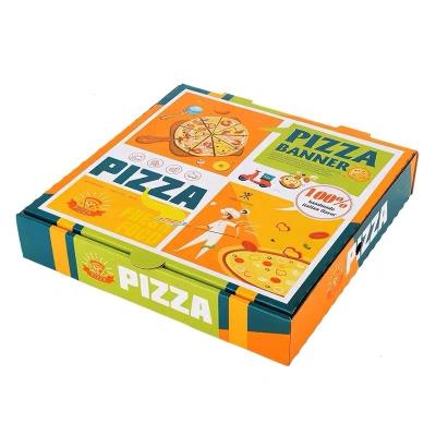 China Biodegradable Wholesale Disposable Commercial Pizza Box Takeout Packaging Box for sale