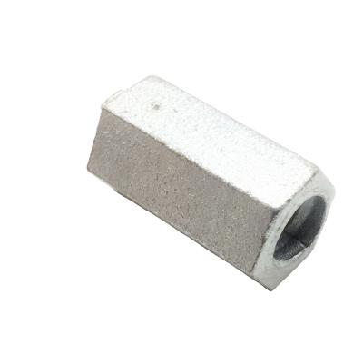 China Formwork Accessories Traditional Galvanized Cast Iron 15/17mm Tie Rod Hex Nut for sale