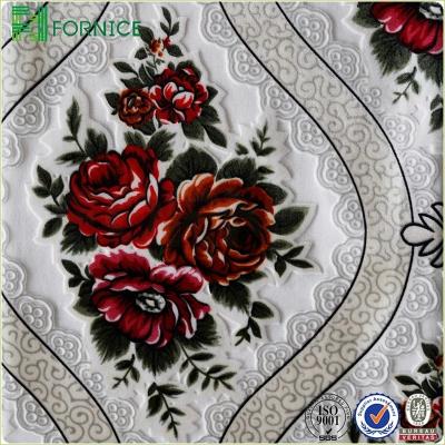 China 100%polyester 270GSM flame retardant hot selling italian velvet burnout printed upholstery for sofa fabric for sale